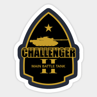 Challenger 2 Tank Patch Sticker